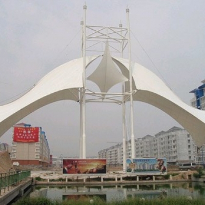 滨河商业街膜结构