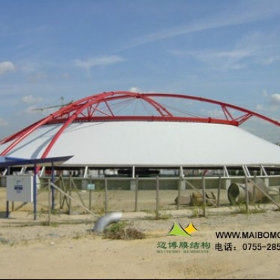 中国石油污水厂水池加盖膜结构